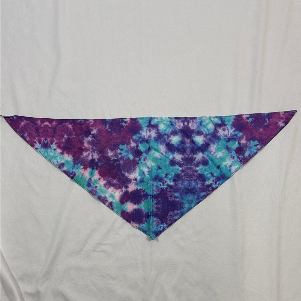 Vibrant Tie-Dye Dog Bandana